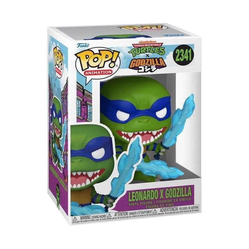 Figura Funko Pop! Animation Leonardo x Godzilla Tartarughe Ninja - immagine 1