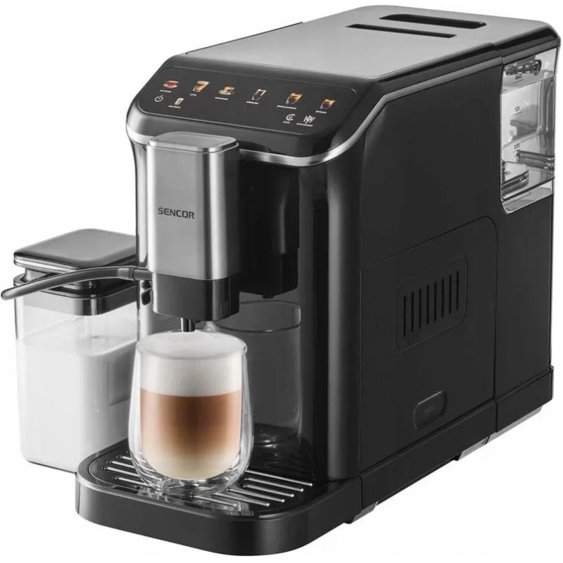 Macchina da caffè superautomatica Sencor SES 8100BK 1,5 L 20 bar con macinacaffè - immagine 1