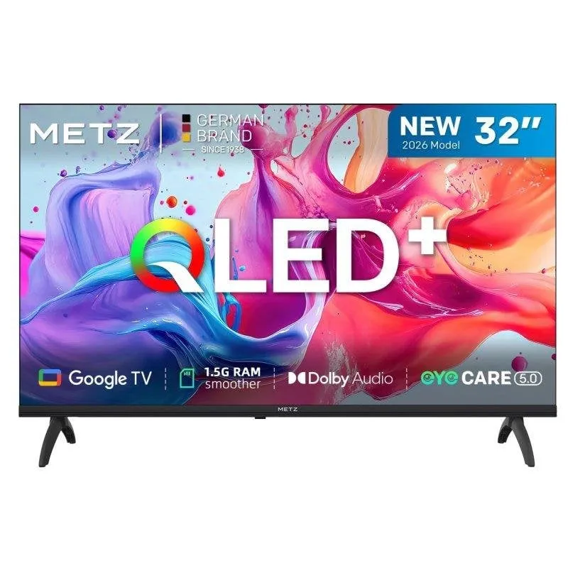TV Metz QLED 32MQH7000Z 32" HD 60Hz Smart TV Google TV HDR10 Dolby Digital Plus - immagine 1
