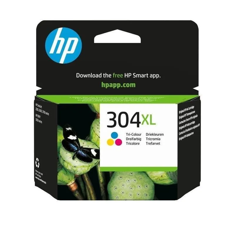 Cartuccia inchiostro HP 304XL Tricolore Alta Capacità 7 ml 300 pagine - immagine 1
