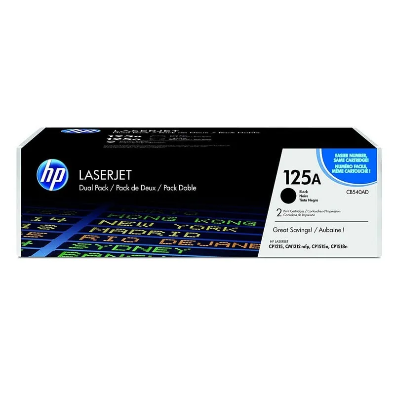 HP Confezione da 2 cartucce originali di Toner nero LaserJet 125A - immagine 1