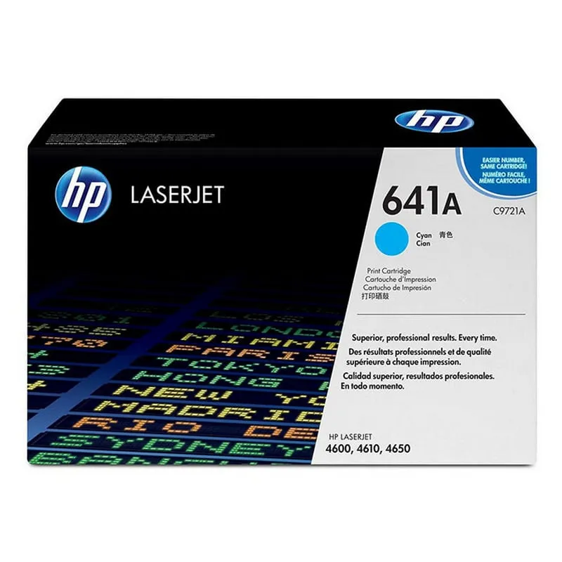 Toner HP 641A Originale Cian Compatibile LaserJet 8000 pagine - immagine 1