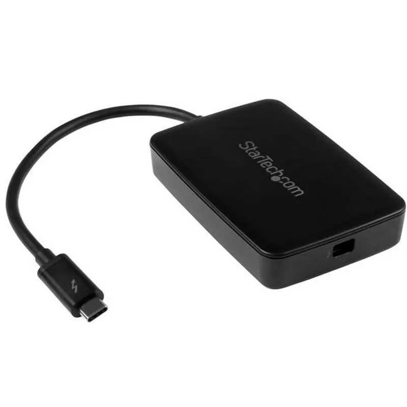 StarTech.com Adattatore da Thunderbolt 3 a Thunderbolt 2 - Da laptop TB3 a display/dispositivi TB2 o TB1 - Convertitore TB2 20Gbps o TB1 10Gbps - Certificato TB3 - Nero - Windows/Mac - immagine 1