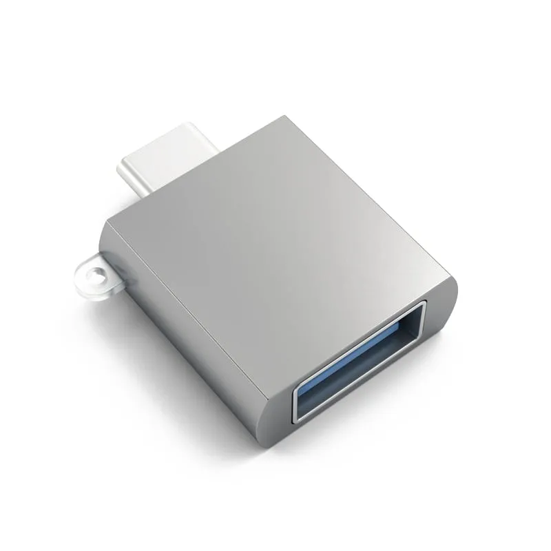 Adattatore Satechi da USB 3.0 Tipo C a USB 3.0 Femmina Grigio - immagine 1
