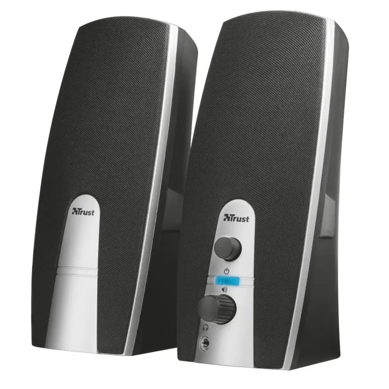 Trust MiLa 2.0 Speaker Set altoparlante Nero, Argento Cablato 5 W - immagine 1