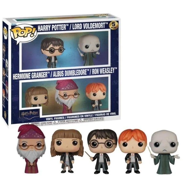 Etui di figurine vinile Funko KS- Harry Potter 5PK (BF) Pop! Movies - immagine 1