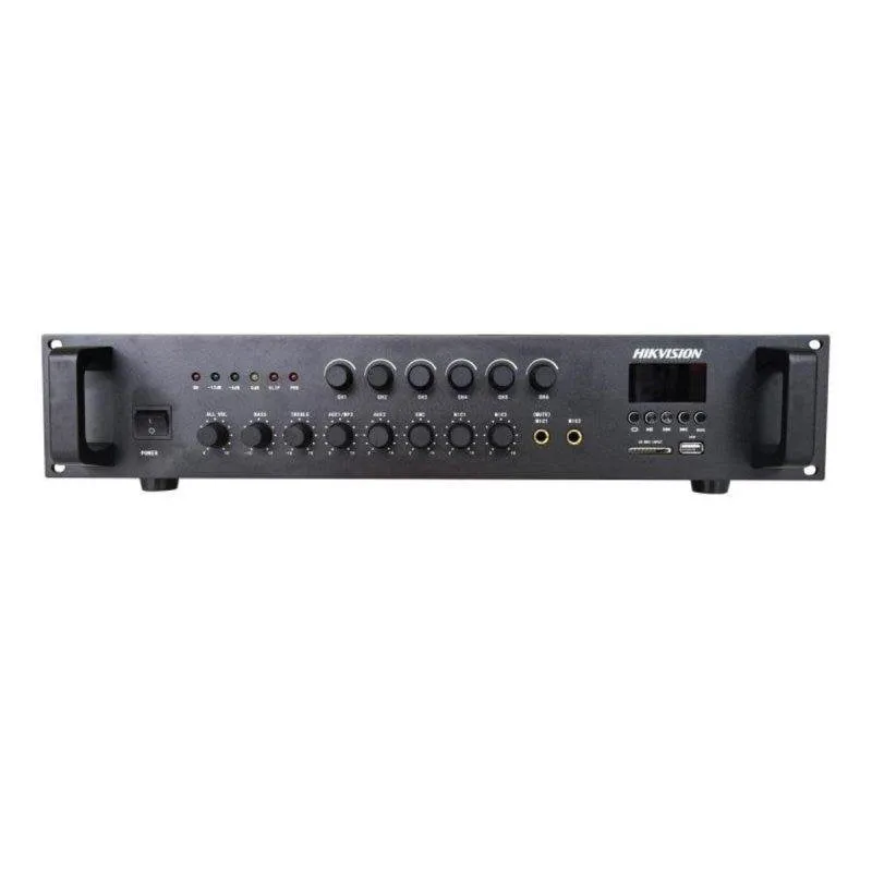 Amplificatore Hikvision DS-QAE0A240G1-VB6 240 W Bluetooth USB/RCA 6 zone - immagine 1