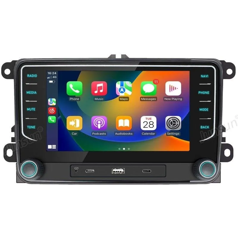 Autoradio JUNSUN Android 15 2+64 GB 7 pollici per VW - immagine 1