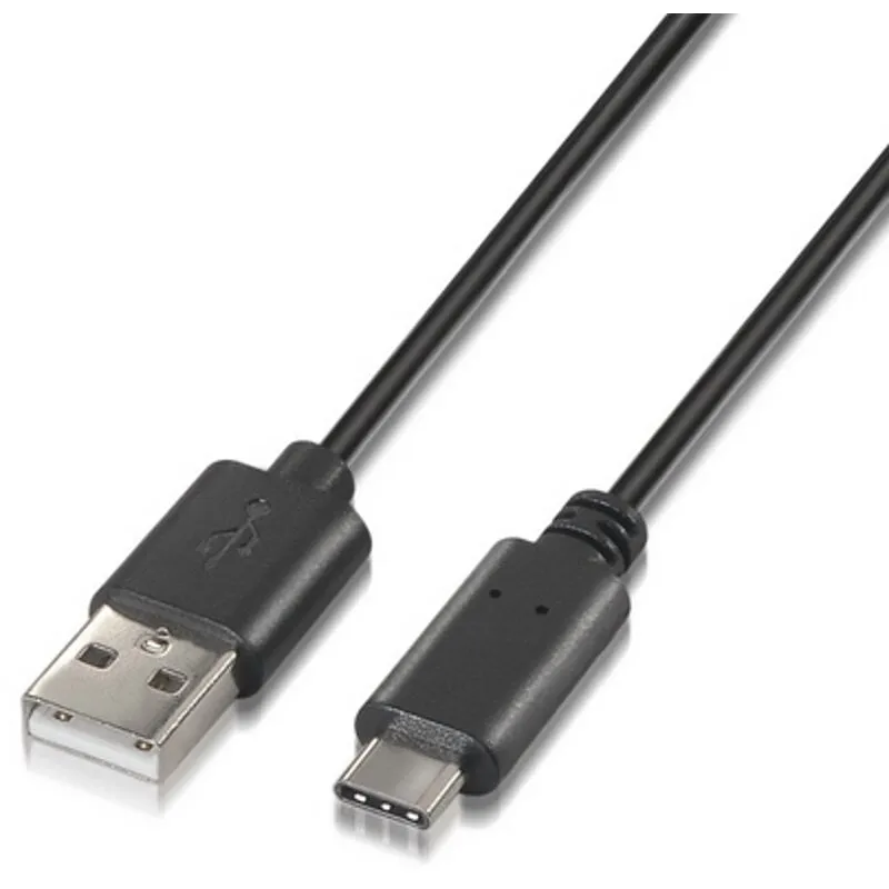 Cavo nanocavo USB 2.0 tipo C a USB tipo A maschio/maschio nero 0,5 m - immagine 1