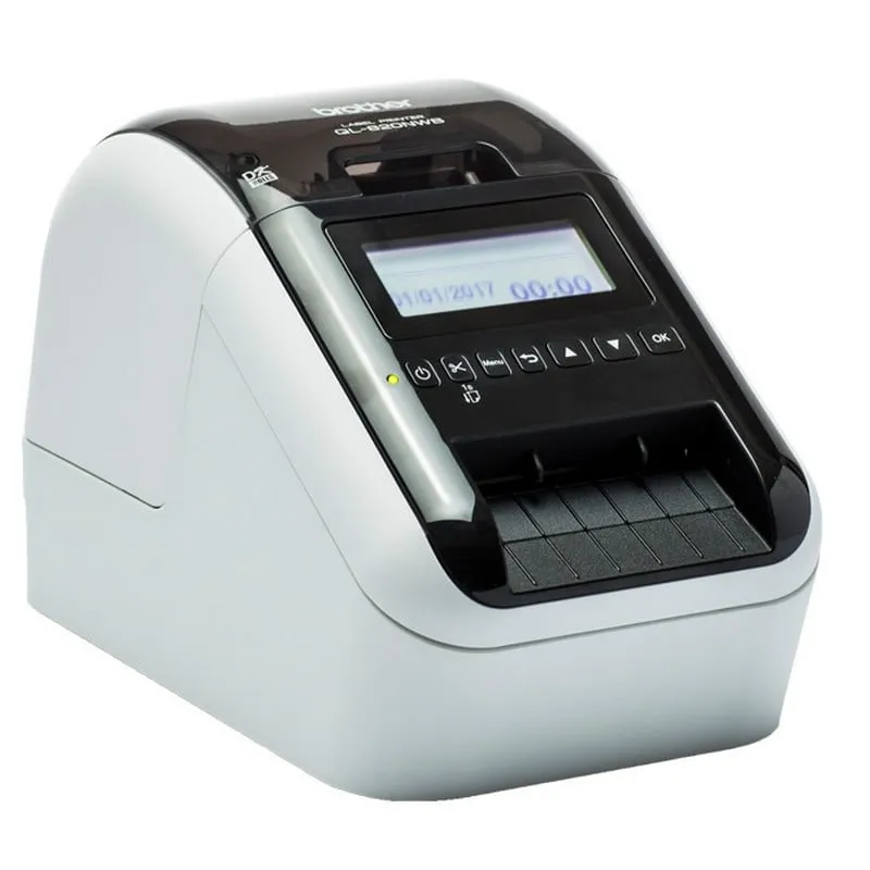 Brother QL-820NWBVMXX1 stampante per etichette (CD) Termica diretta A colori 300 x 600 DPI 176 mm/s Con cavo e senza cavo Collegamento ethernet LAN DK Wi-Fi Bluetooth - immagine 1