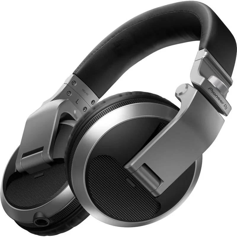 Auricolare DJ Pioneer HDJ-X5 Silver Driver 40mm Cavo Spiralato - immagine 1