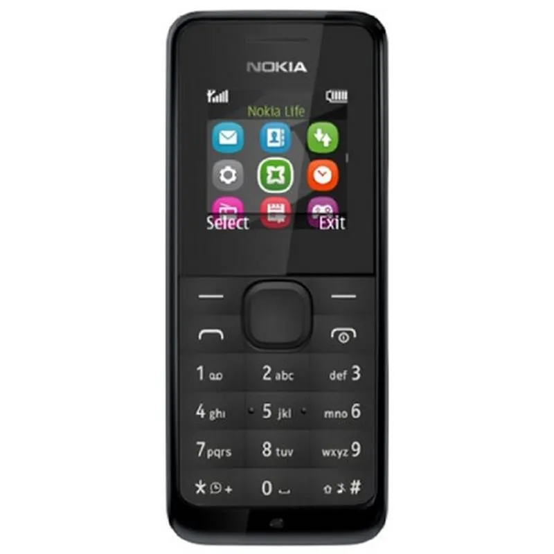 Nokia 105 Dual SIM Nero Gratuito - immagine 1