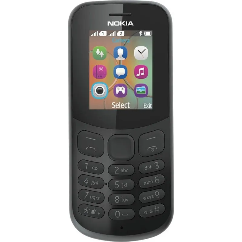 Nokia 130 2017 Dual Sim Nero Gratis - immagine 1