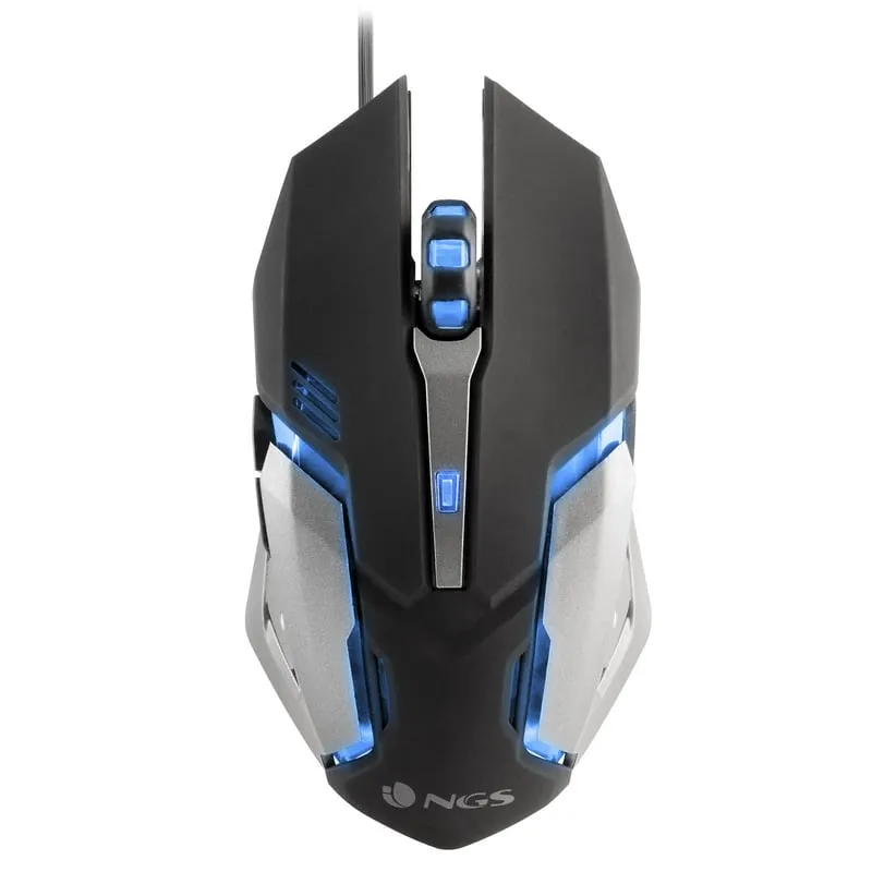 NGS GMX-100 mouse Ambidestro USB tipo A Ottico 2400 DPI - immagine 1