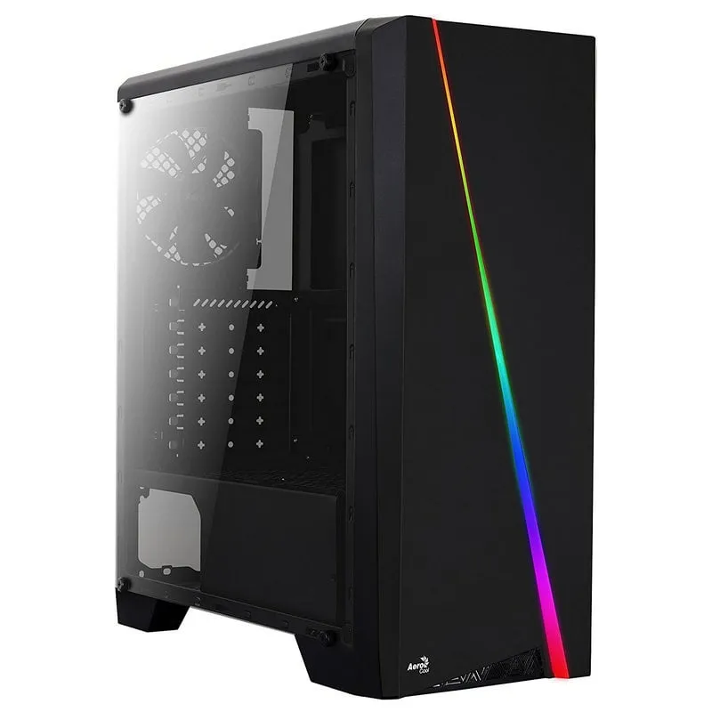 AeroCool Cylon LED USB 3.0 con finestra nera - immagine 1