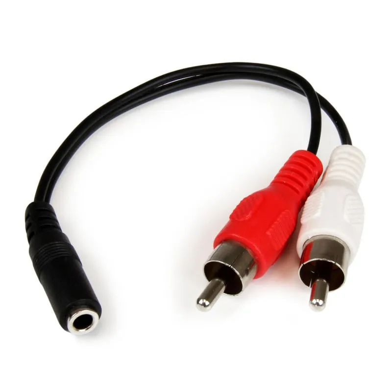 Adattatore MicroConnect da 3,5 mm femmina a 2xRCA 0,2 m - immagine 1