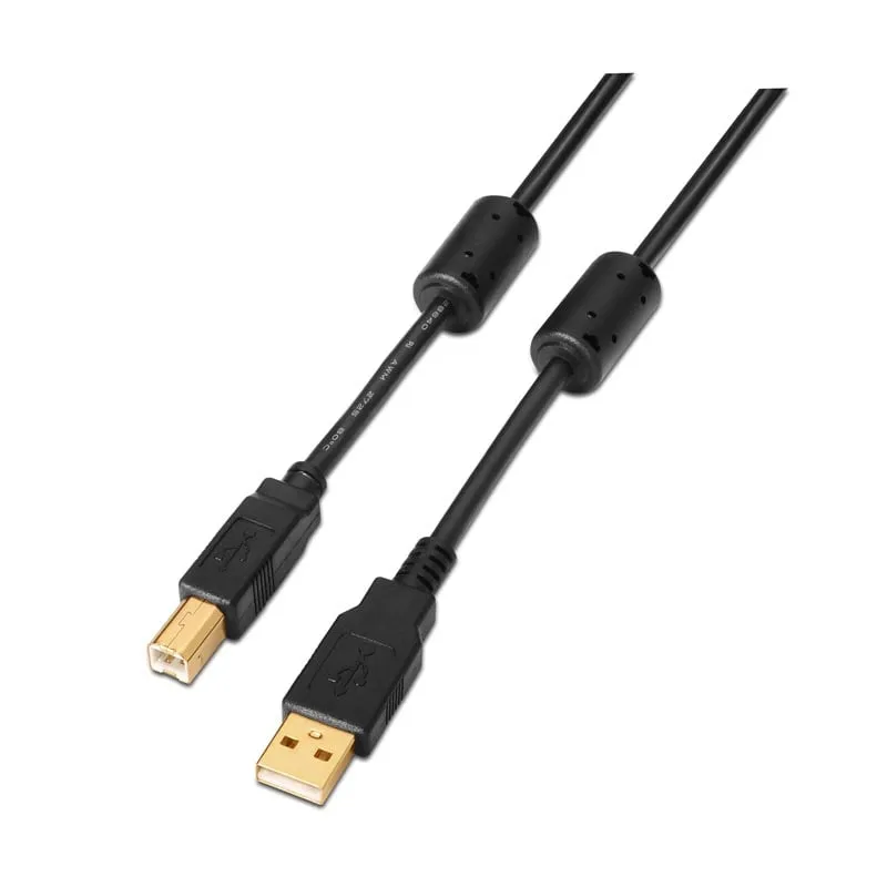 Cavo stampante Nanocable USB 2.0 di alta qualità tipo A/B maschio/maschio 3 m - immagine 1