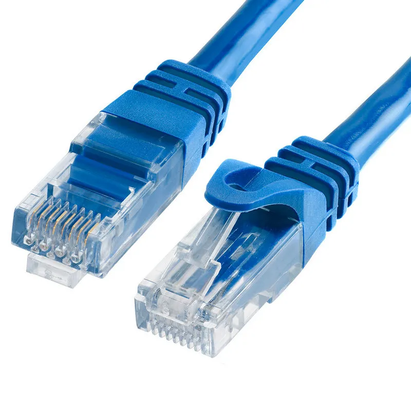 Equipaggia il cavo di rete UTP Cat 6 da 0,25 m blu - immagine 1