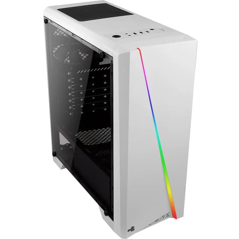 AeroCool Cylon LED USB 3.0 con finestra bianca - immagine 1