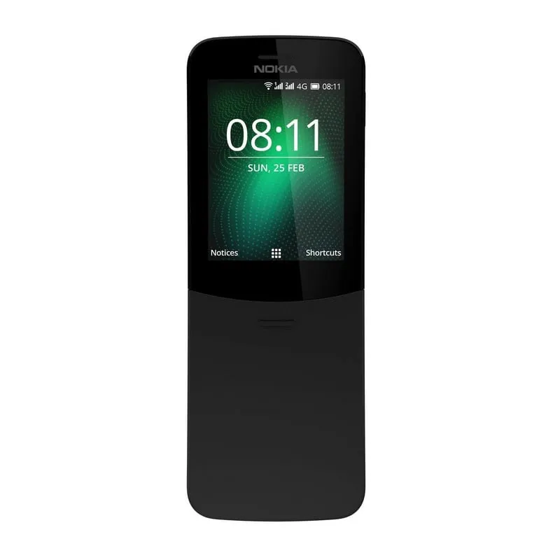 Nokia 8110 Dual Sim Nero Sbloccato - immagine 1