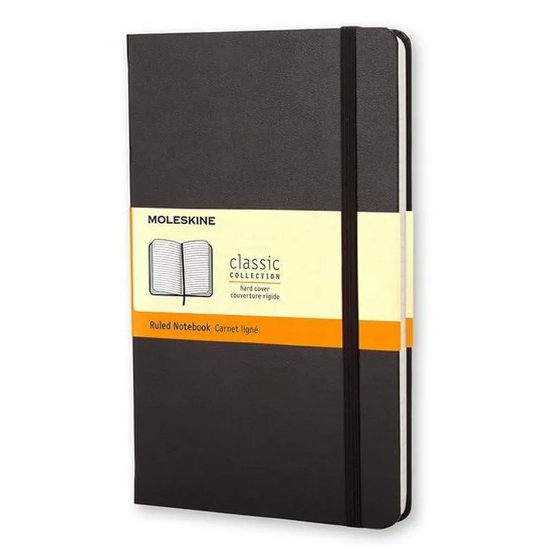 Taccuino Moleskine Classic A5 da 240 fogli nero - immagine 1
