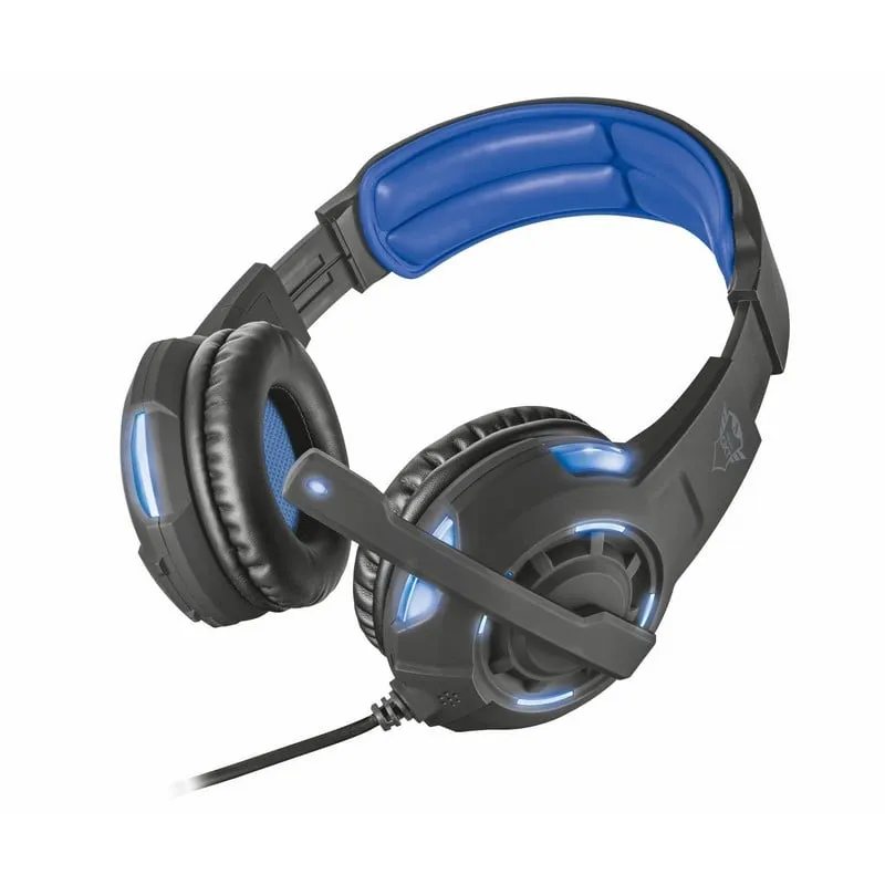 Trust GXT 350 RADIUS 7.1 Auricolare Cablato A Padiglione Giocare USB tipo A Nero, Blu - immagine 1
