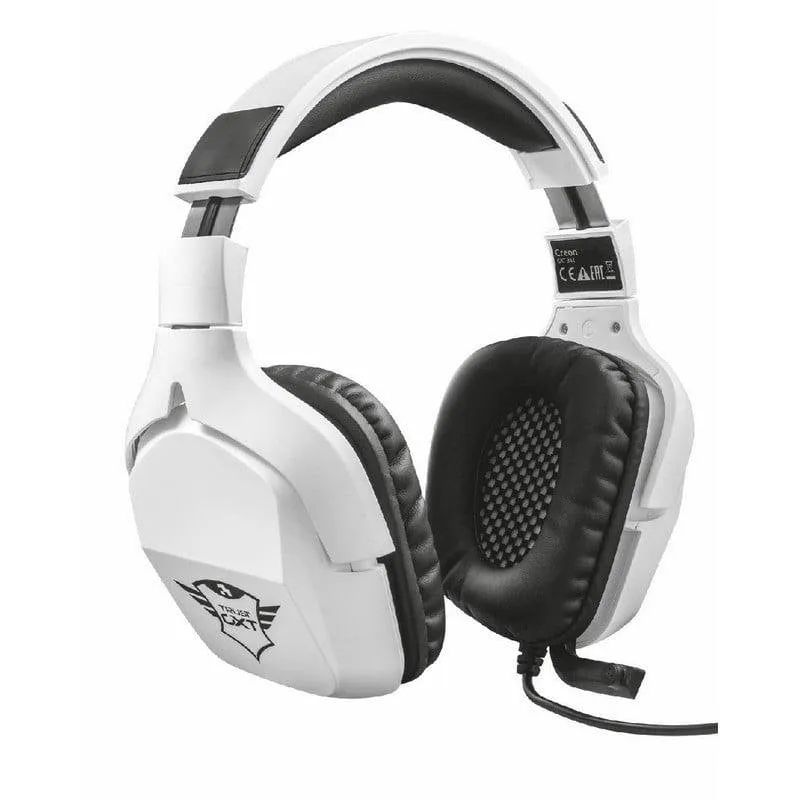 Cuffie Trust GXT 345 Creon cablate USB 7.1 Gaming Microfono Bianche - immagine 1