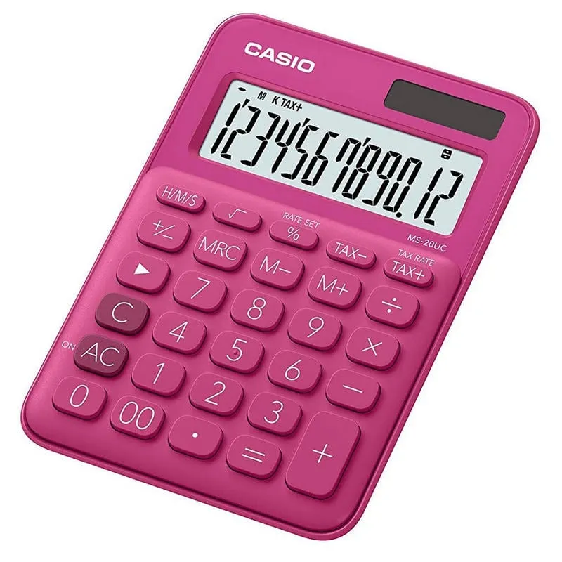 Calcolatrice Casio MS-20UC My Style rossa - immagine 1