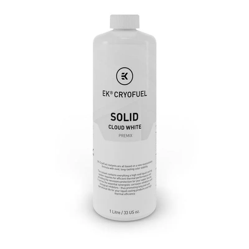 Refrigerazione Liquida EKWB EK-CryoFuel Solid Cloud White 1000ml - immagine 1