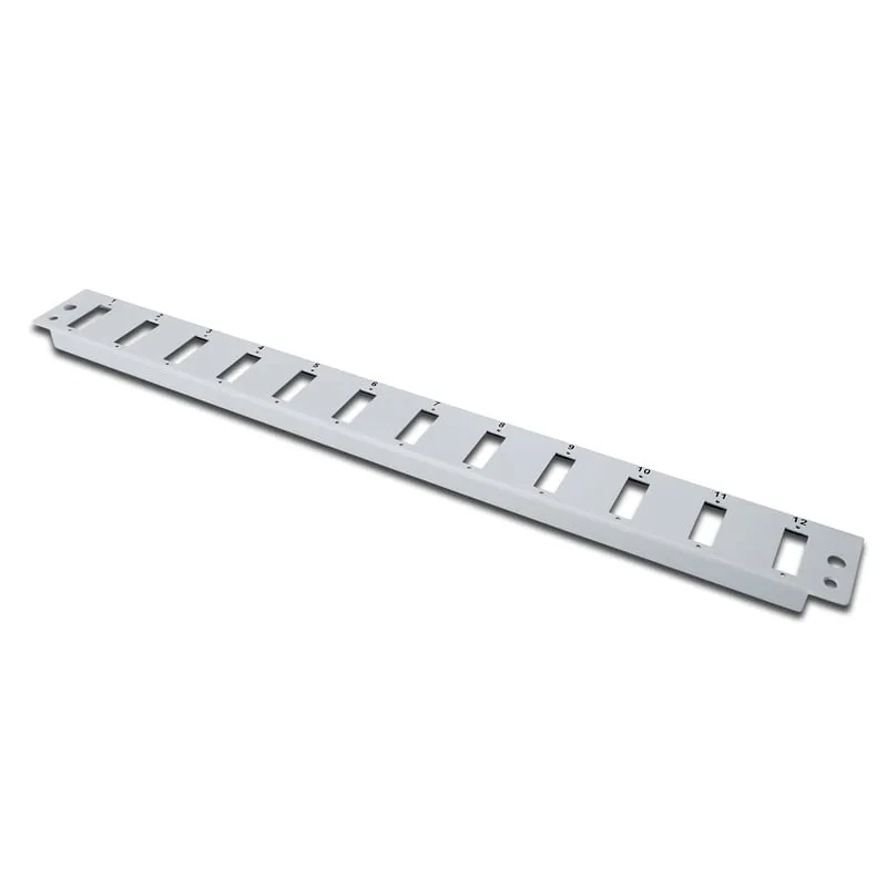Pannello frontale Digitus 12 x SC Duplex per scatola di giunzione in fibra di vetro 1U - immagine 1