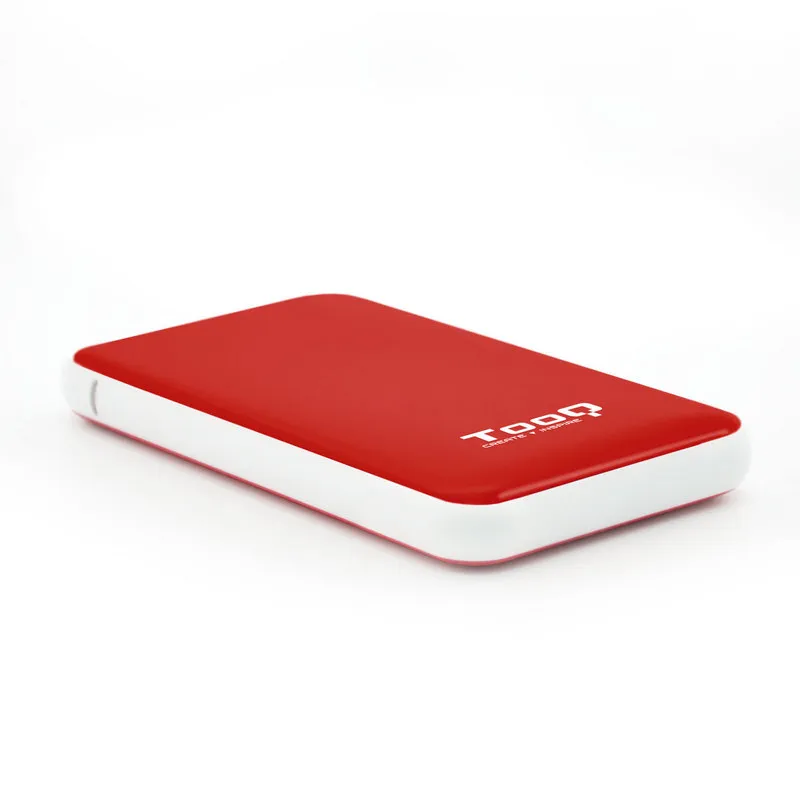 Tooq TQE-2528R Custodia esterna USB 3.1 rossa per disco rigido SATAIII da 2,5" - immagine 1