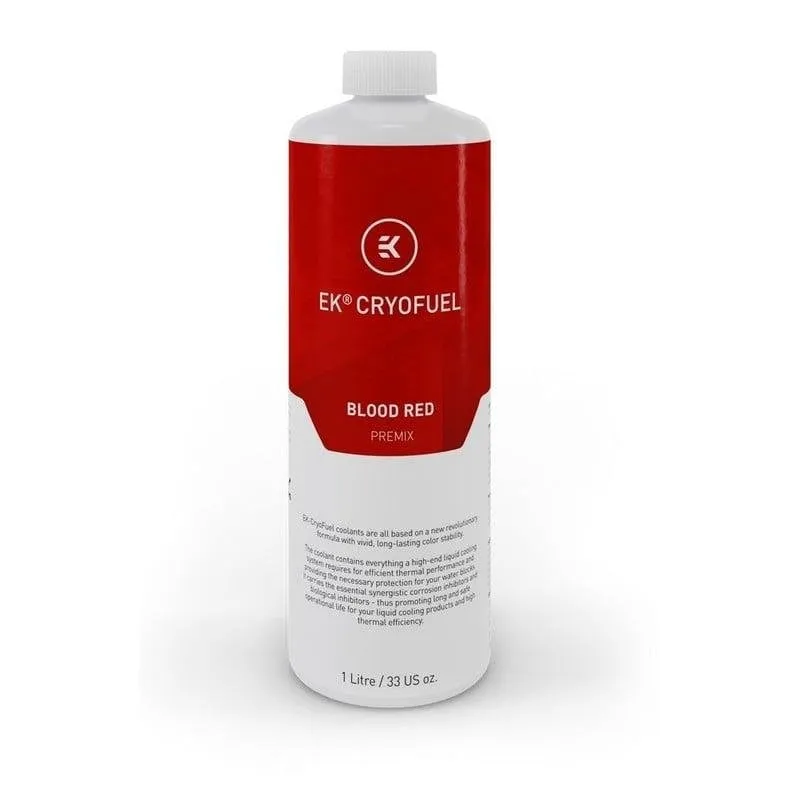 Raffreddamento Liquido EKWB EK-CryoFuel Blood Red Premix 1000ml - immagine 1