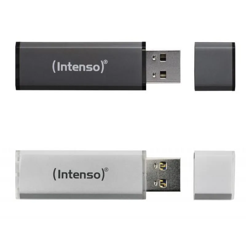Intenso Alu Line Pack 2 x 32GB USB 2.0 Antracite + Argento - immagine 1