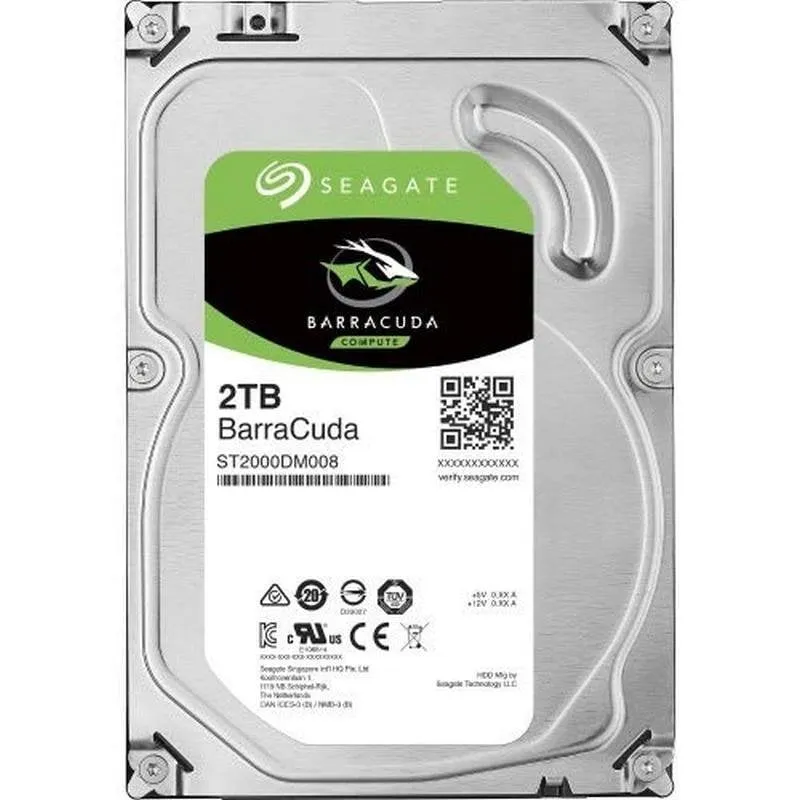 Disco Duro Seagate BarraCuda 2TB 3.5 HDD 7200rpm SATA 256MB - immagine 1
