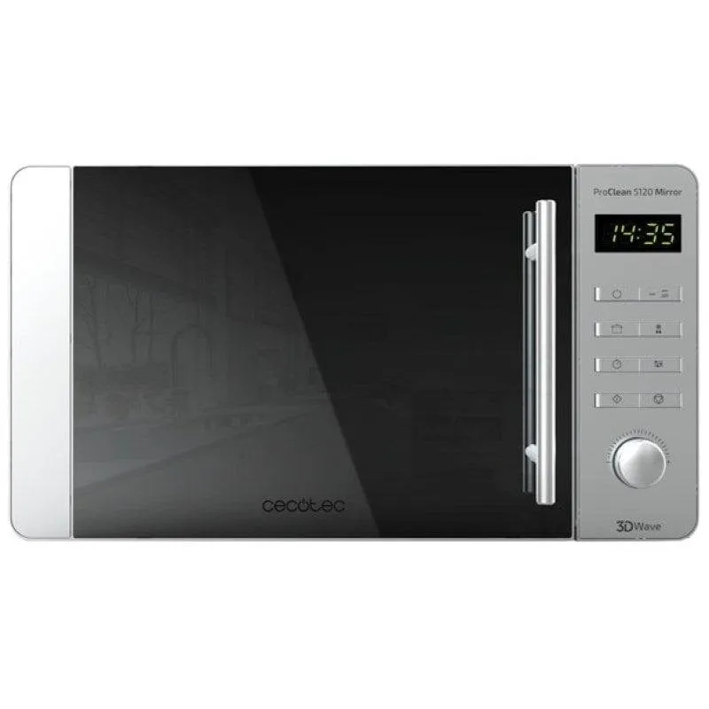 Microonde Cecotec ProClean 5120 Mirror 20L 700W con Grill 3DWave Ready2Clean - immagine 1