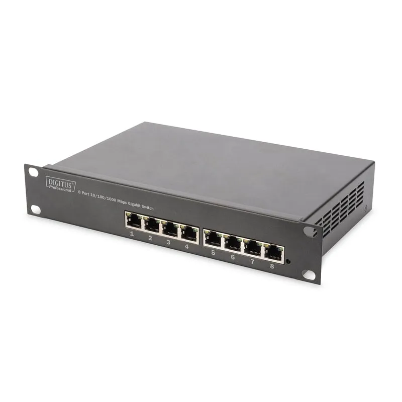 Digitus Switch Gigabit 8 porte 10'' - immagine 1