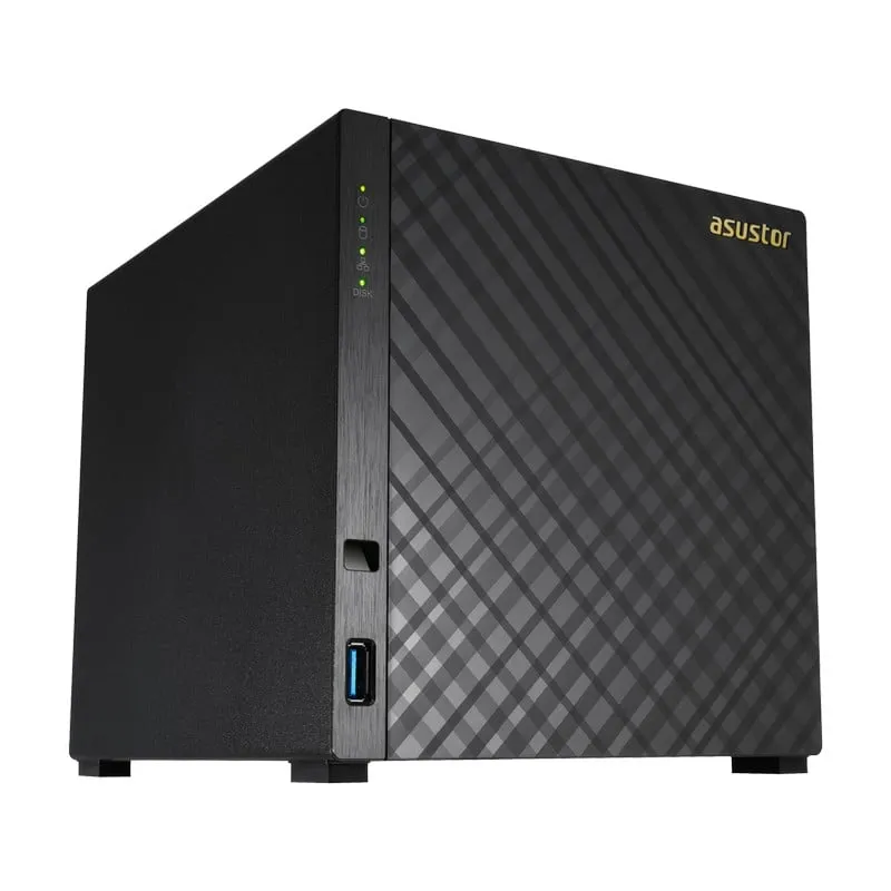 NAS Asustor AS3204T v2 4-Bay Intel Celeron 2GB DDR3L 2x Gigabit LAN USB 3.0 HDMI - immagine 1