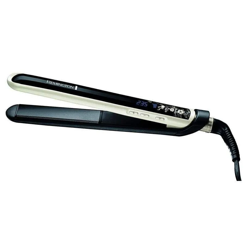 Piastra per Capelli Ceramica Remington Pearl S9500 235ºC Display LCD Nero - immagine 1