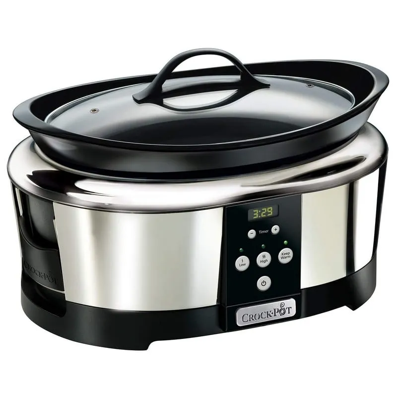 Crock-Pot SCCPBPP605 Pentola a cottura lenta digitale 5,7 litri Argento - immagine 1