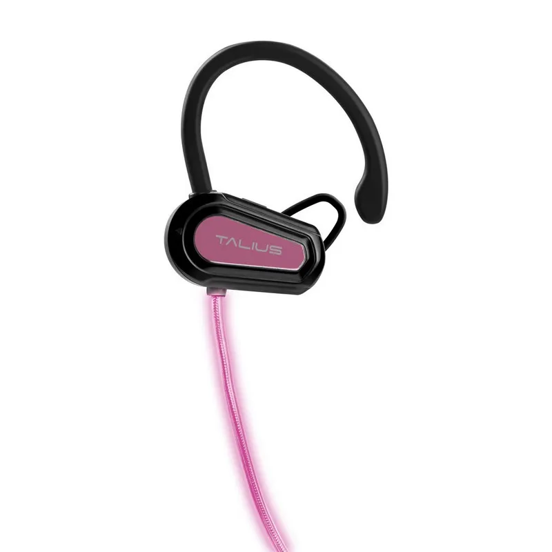 Talius TAL-EA1004BT Cuffie Bluetooth sportive LED rosa - immagine 1