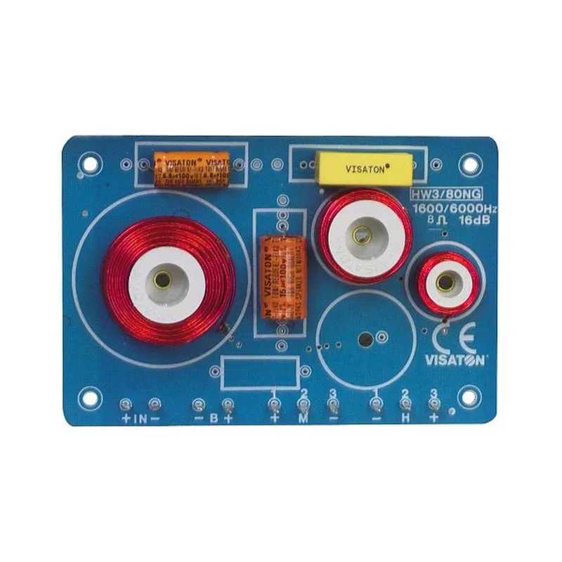 Filtro Visaton VS-HW3/80NG/8 Bobine Rame Condensatori PCB - immagine 1