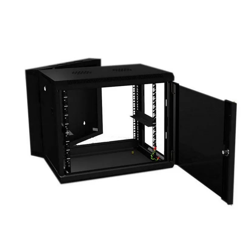 Armadio Rack Powergreen 19" Muro Doppia Sezione 12U 600x550mm - immagine 1