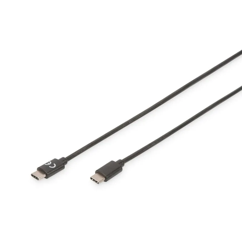 Digitus AK-300138-010-S cavo USB USB 3.2 Gen 2 (3.1 Gen 2) 1 m USB C Nero - immagine 1