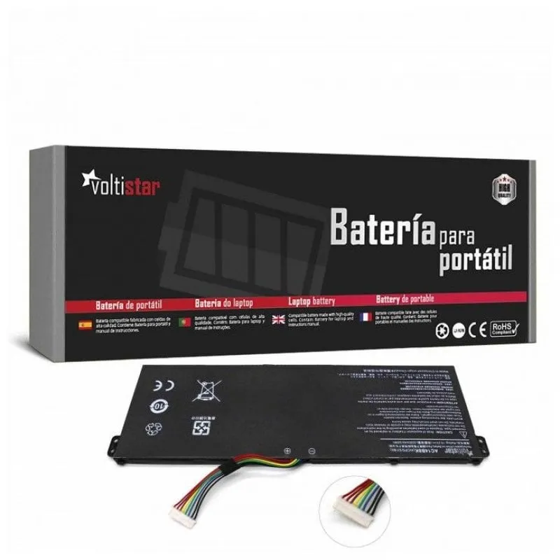 Batteria portatile per Acer Aspire V3-371 V3-111 ES1-511 B115-M / AC14B18J - immagine 1