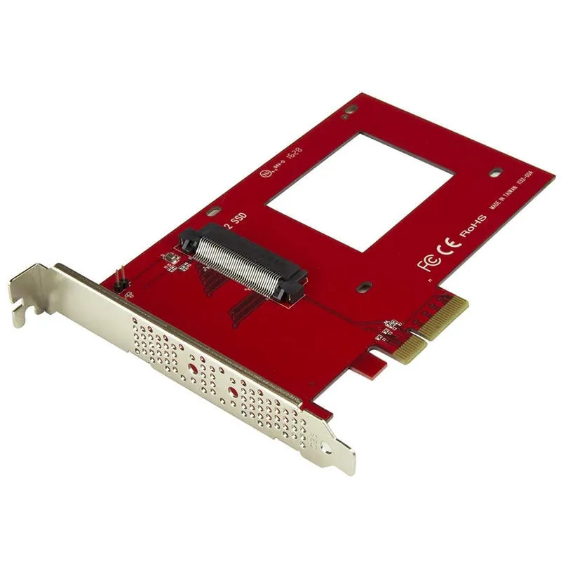 StarTech.com Scheda Adattatore PCI Express ad U.2 NVMe SSD - SFF-8639 da 2,5" PCIe 3.0 x4 - immagine 1