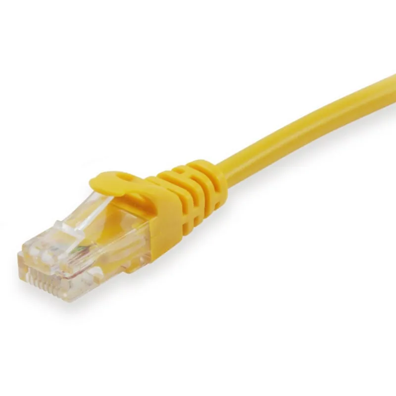 Equipaggia Cavo di Rete RJ45 U/UTP Cat.6 Giallo 1m - immagine 1