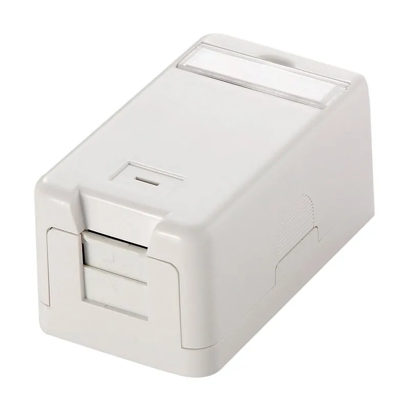 Equipaggiare il jack Keystone con rosetta di superficie Cat.5e/Cat.6/Cat.6A - immagine 1