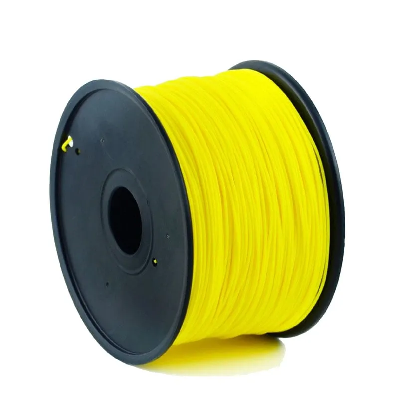 Bobina di filamento ABS Gembird 1,75 mm 1 kg giallo fluorescente - immagine 1