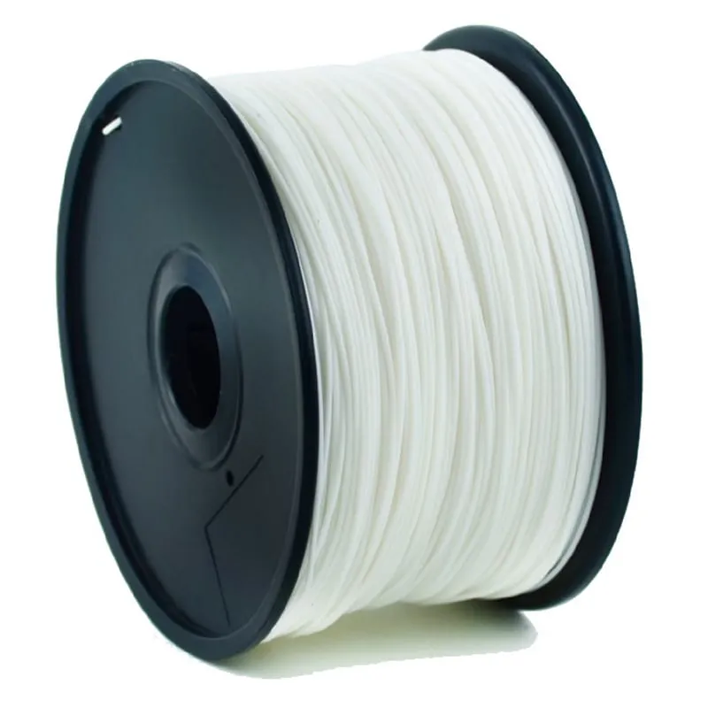 Bobina di filamento ABS Gembird 1,75 mm 1 kg bianco - immagine 1