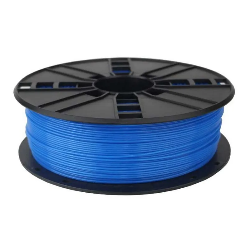 Bobina di filamento PLA Gembird 1,75 mm 1 kg blu fluorescente - immagine 1